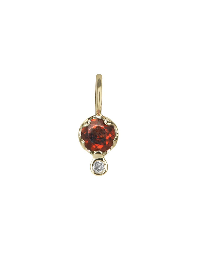 January Birthstone Amulet Necklace