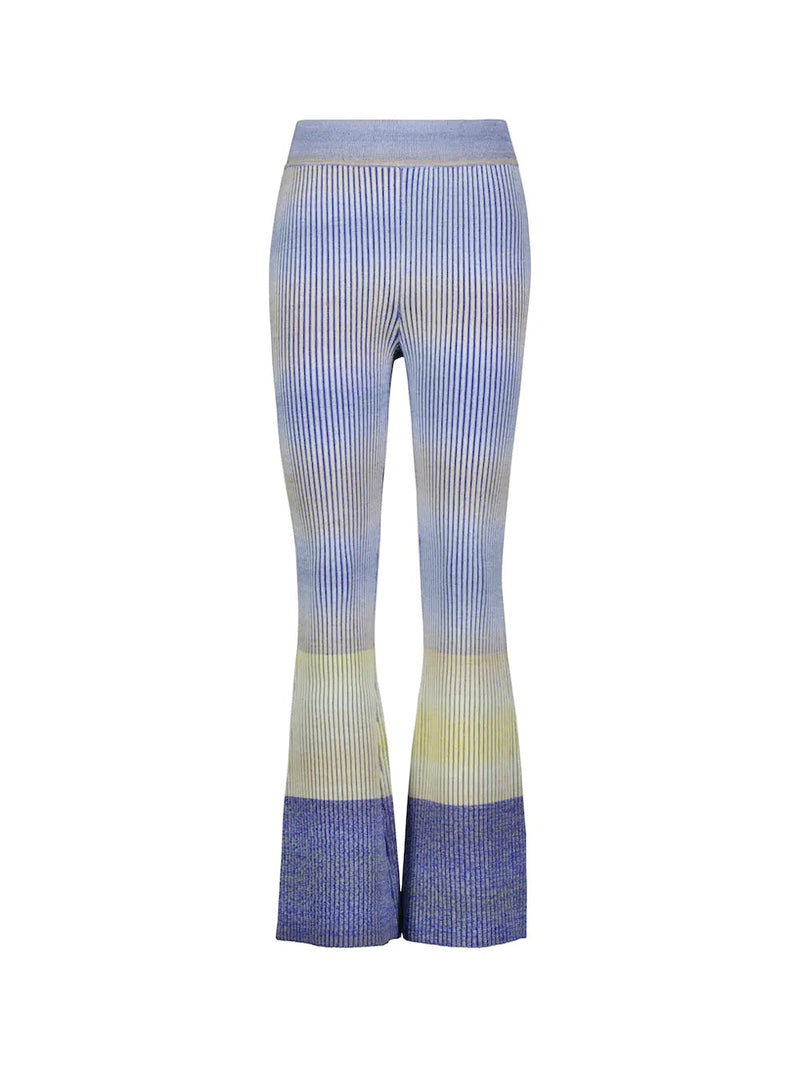 Hayvn Striped Space Dye Knit Pants