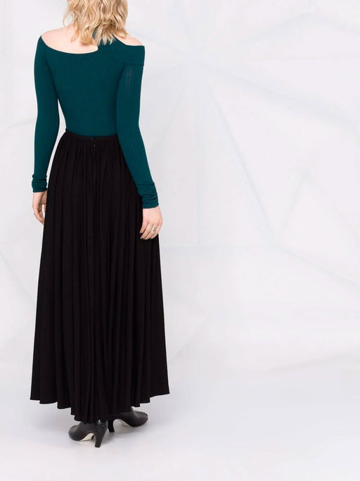 Pleated Maxi Skirt