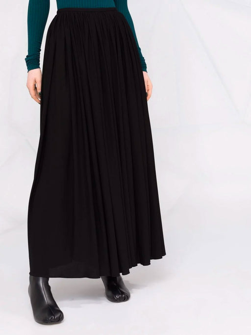 Pleated Maxi Skirt