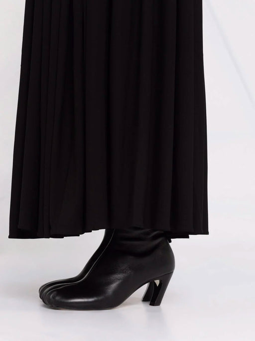 Pleated Maxi Skirt