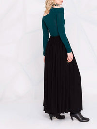 Pleated Maxi Skirt Photo 6