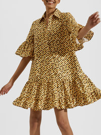 Puzzle Rosa Choux Dress Photo 4