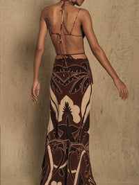 Lazy Days Maxi Skirt and Bralette Set Photo 3