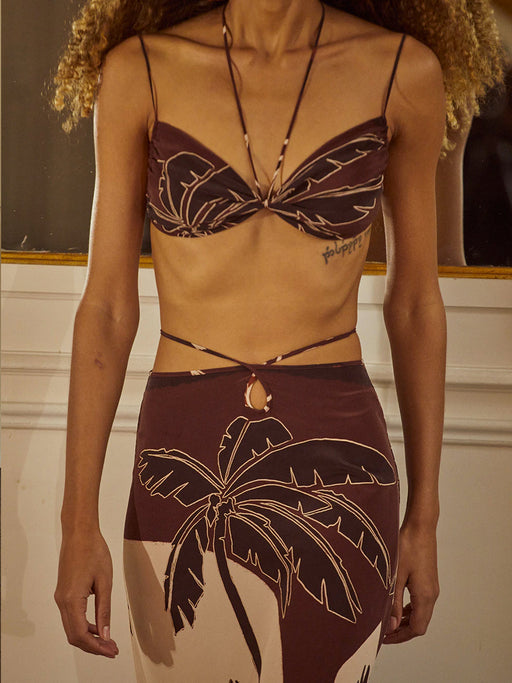 Lazy Days Maxi Skirt and Bralette Set