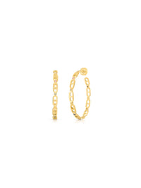 Large Chevalier Creole Hoops Photo 1