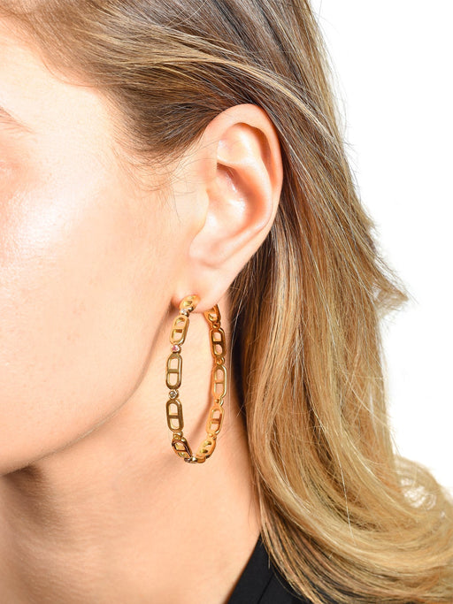 Large Chevalier Creole Hoops