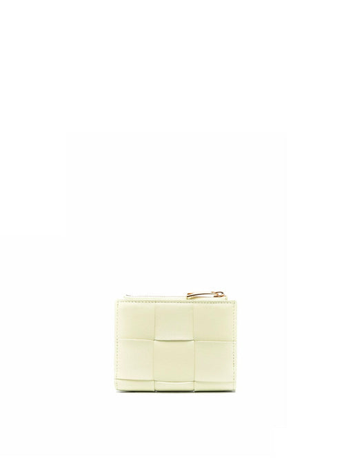 Small Bifold Intrecciato Zipper Wallet