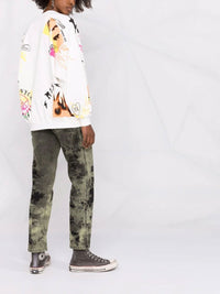 Graffiti Oversized Crewneck Sweatshirt Photo 3