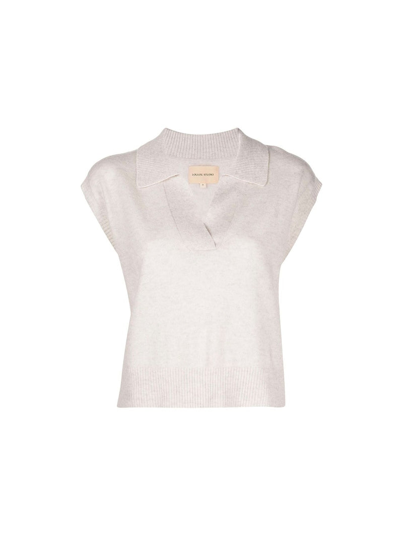 Pagan Polo Cropped Cashmere Sweater