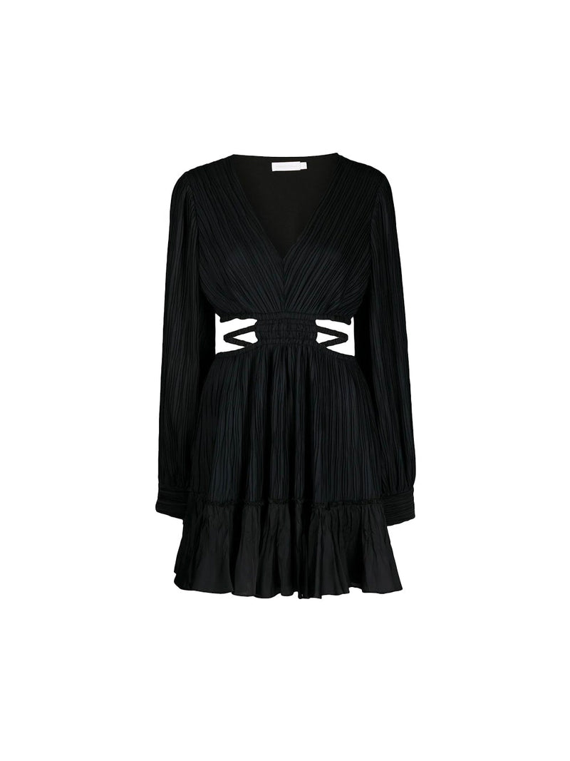 Londyn Pleated Cut Out Dress