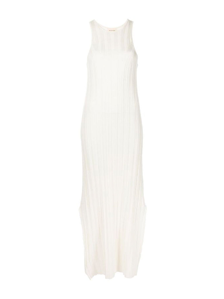Islet Ribbed Knit Maxi Dress