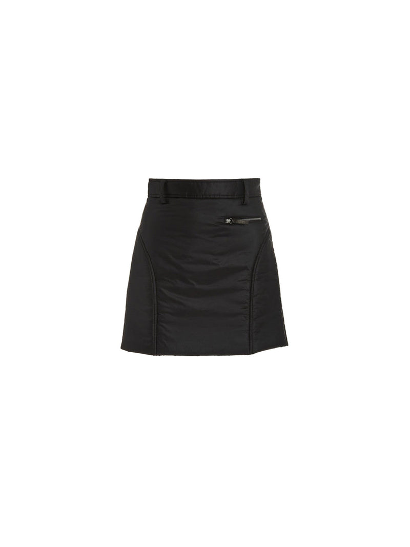 Mitsi Nylon Mini Puff Skirt