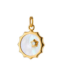 Mother of Pearl Sun and Star Necklace Photo 3