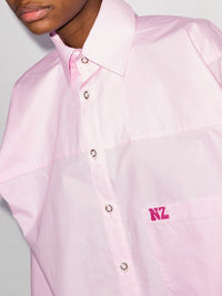Logo-Embroidered Boxy Shirt Photo 5