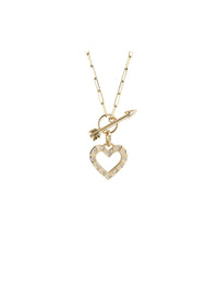 Olympia Heart and Arrow Necklace Photo 1