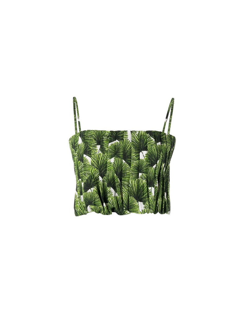Tulipan Pleated Crop Top