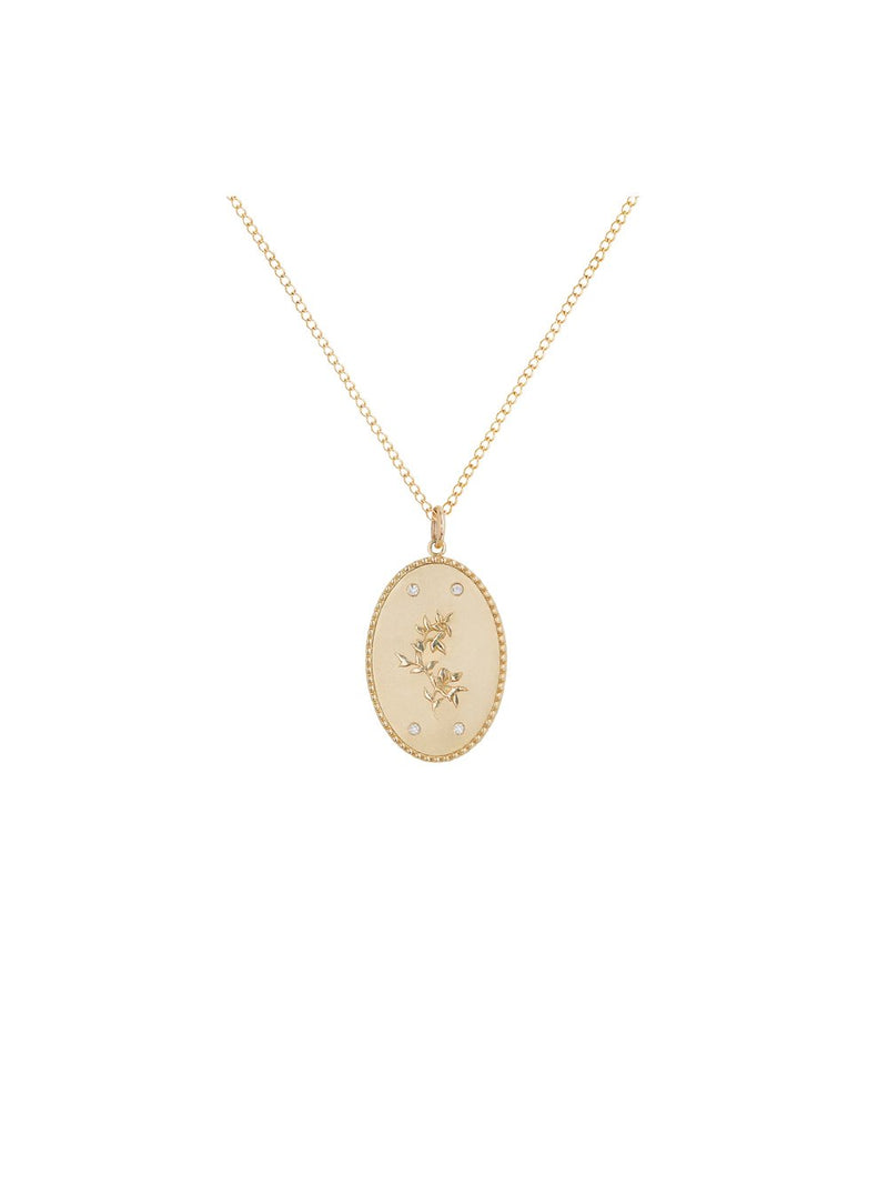 Pomegranate Vine Pendant Necklace