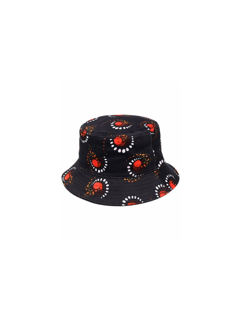 Firework-Print Bucket Hat