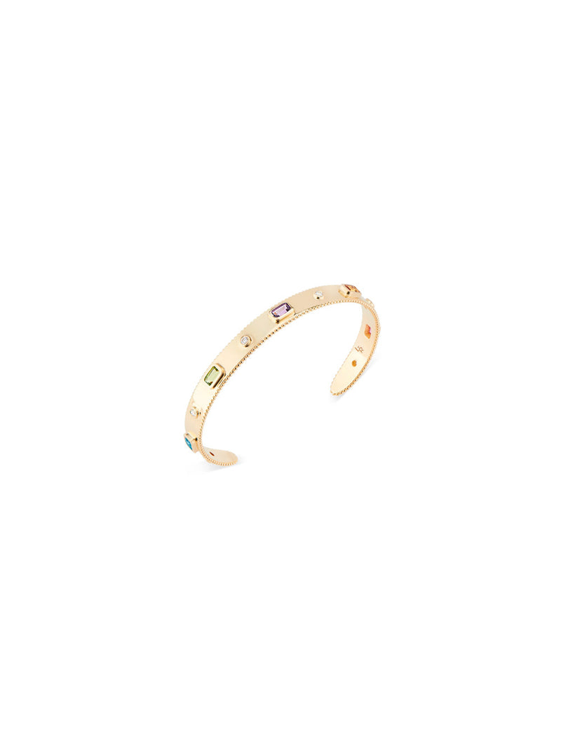 Rainbow Sapphire Cuff