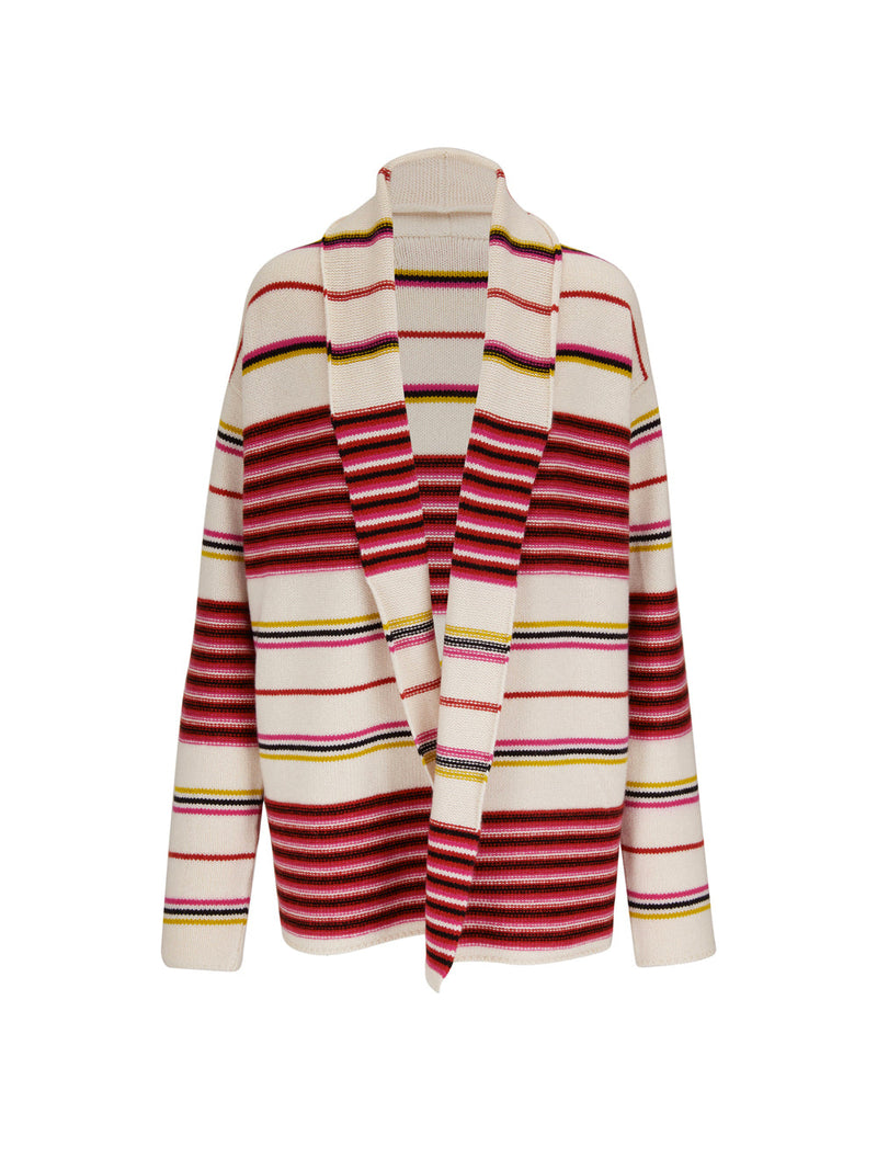 Reverse Stripe Smoking Jacket