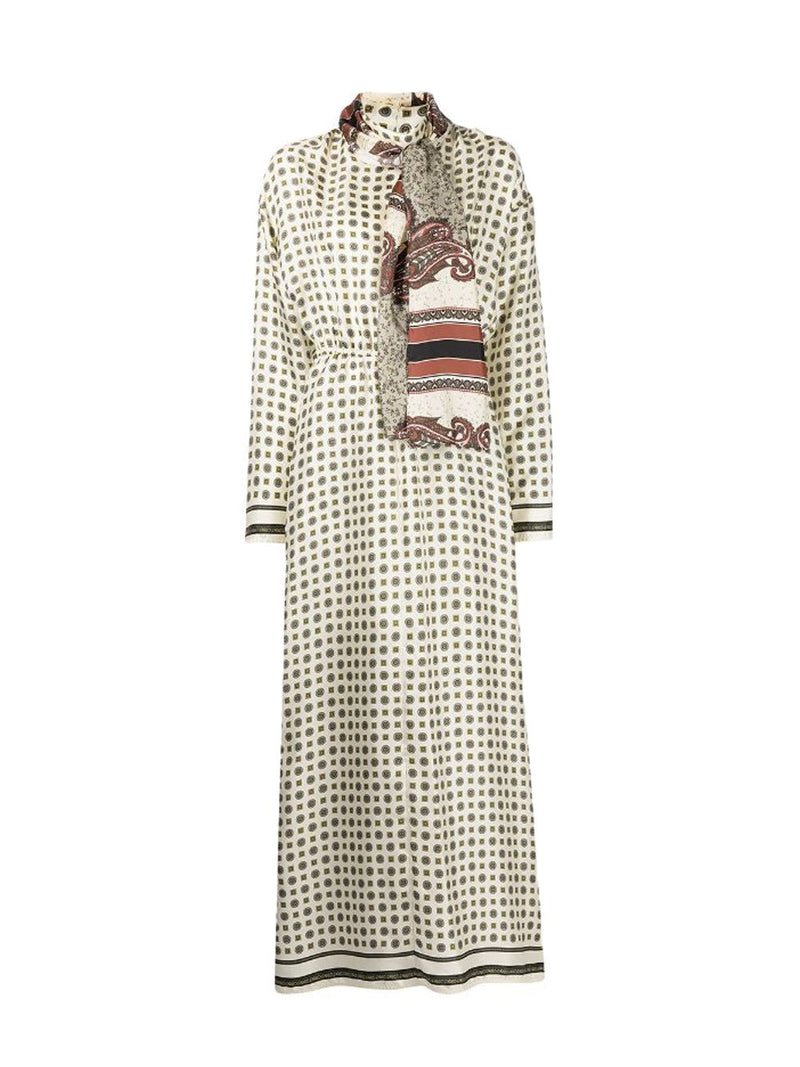 Scarf Printed Dress