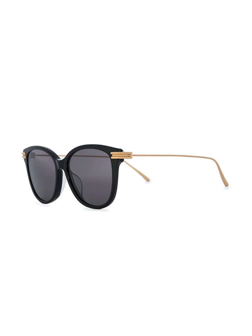 Ribbon Detail Square Frame Sunglasses