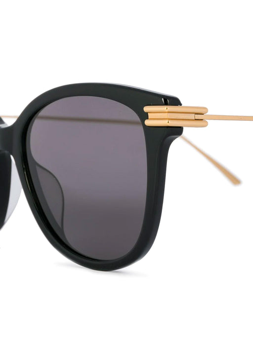 Ribbon Detail Square Frame Sunglasses