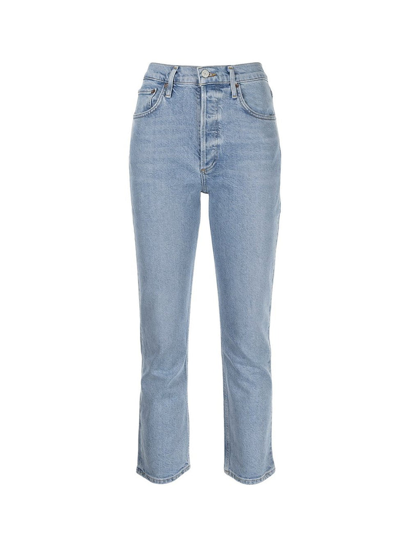 Riley Cropped Straight Jeans