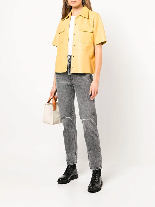 Sierra High Waisted Straight Jeans
