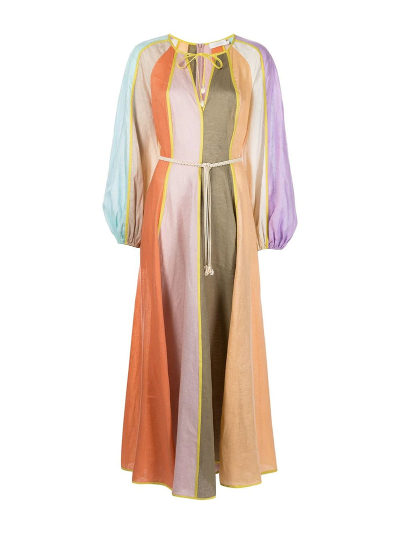 Lola Balloon Sleeve Midi Dress
