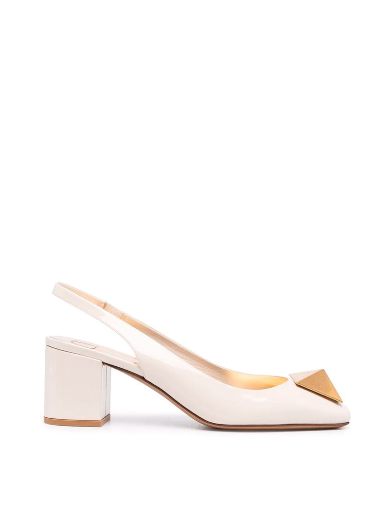 Roman Stud Slingback Pumps