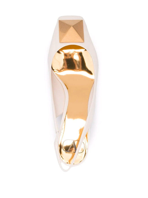 Roman Stud Slingback Pumps