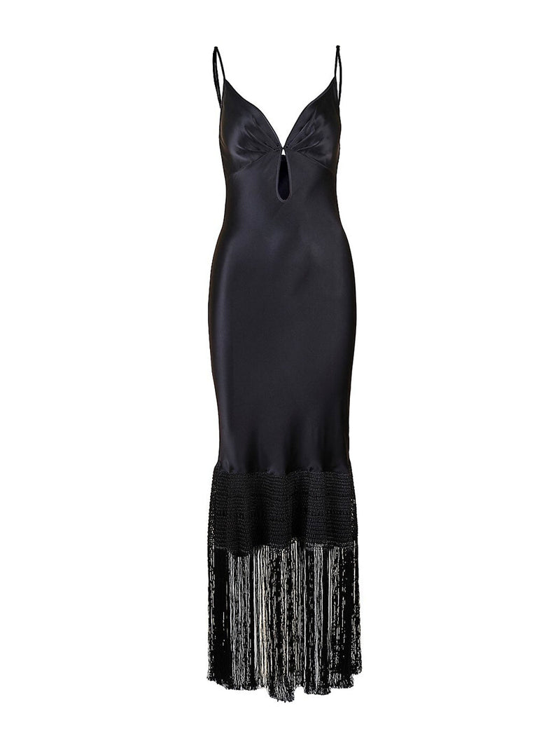The Legend Of Studio 54 Silk Slip Dress