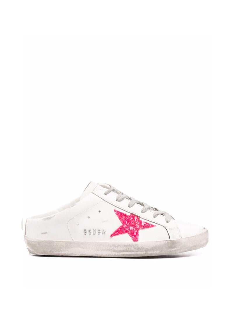 Super-Star Sabot Distressed Sneakers
