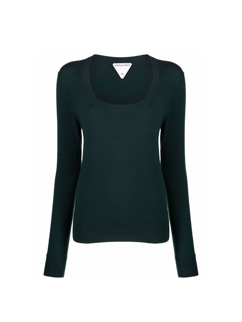 Scoop Neck Cashmere Sweater