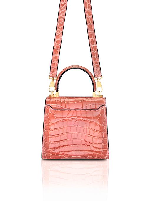 Mini Embossed Trapezoid Top Handle
