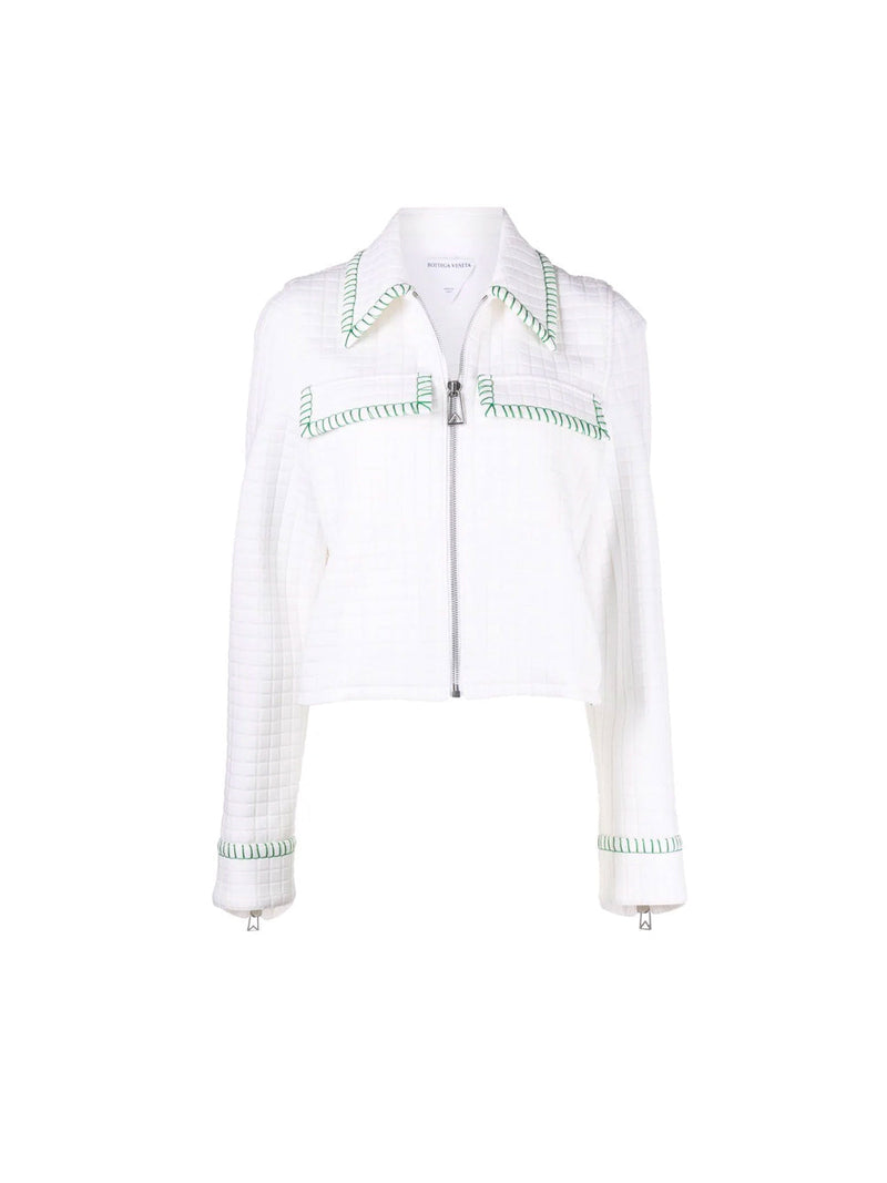 Contrast Stitch Shacket