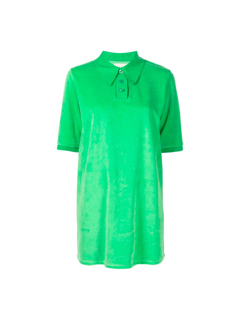 Terry Mini Shirt Dress