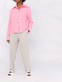 Jacquard Toweling Shirt Jacket Photo 2