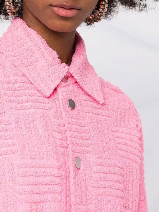 Jacquard Toweling Shirt Jacket