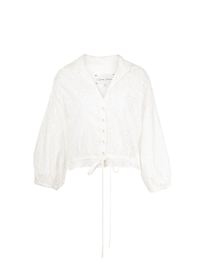 Hutton Eyelet Crop Top