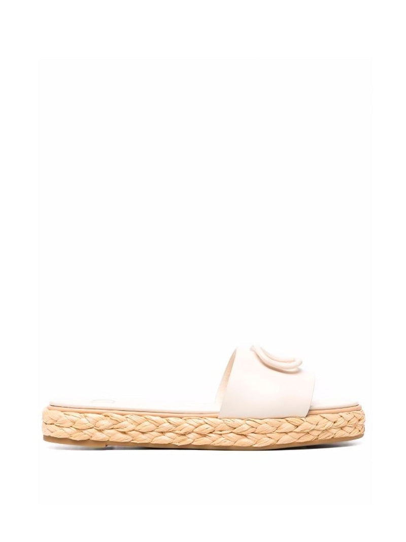 Logo Espadrille Slides