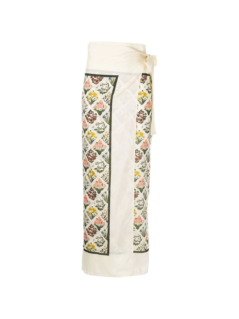 Lavanda Magdalena Floral Print Pareo