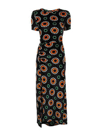 Jacquard Asymmetric Midi Dress Photo 1
