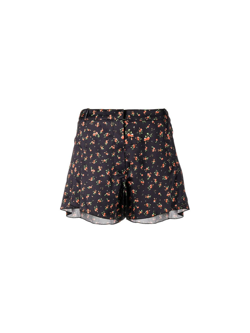 High Waisted Floral Mini Shorts