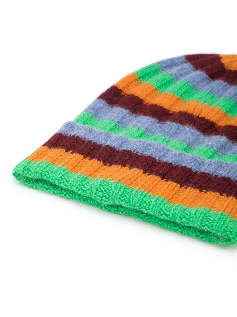 Striped Short Bunny Echo Hat