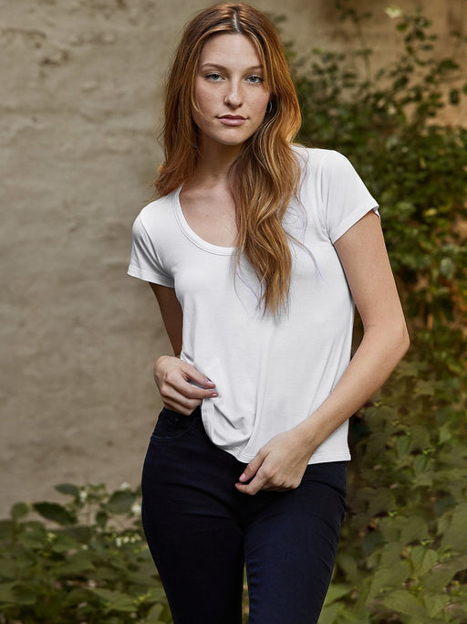 The Scoop Neck Tee