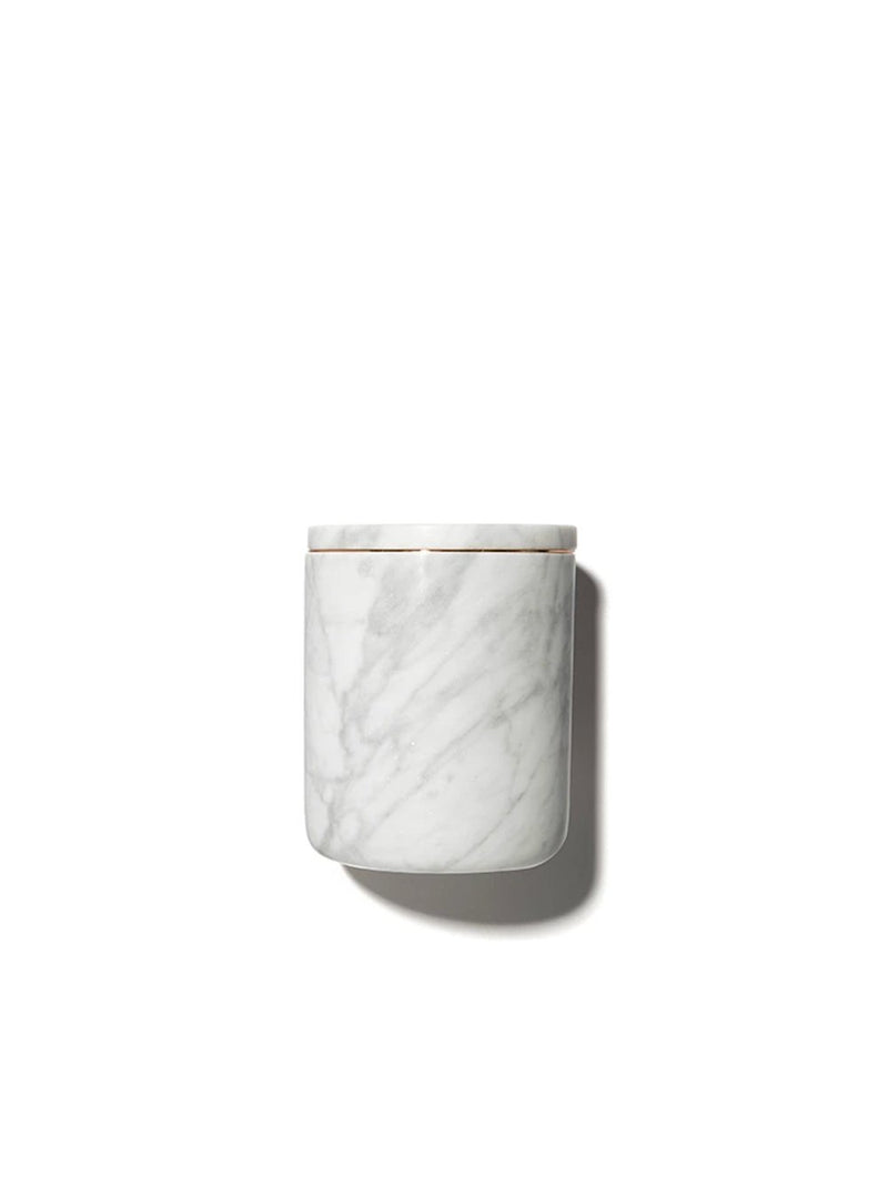 Carrara Marble Candle Vessel