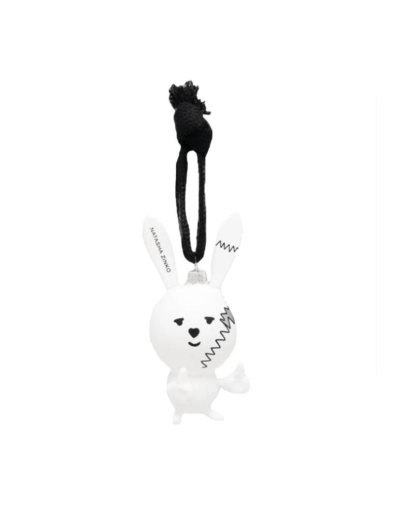 Bunny Glass Ornament